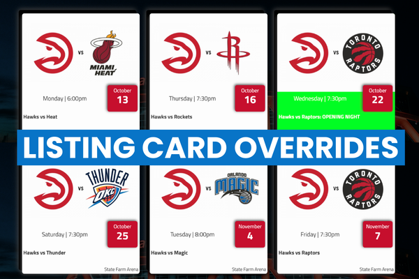 Listing Card Overrides